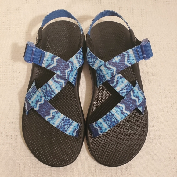 Chaco Other - 🆕️ CHACO Z1 CLASSIC BLUE/ WHITE TIE-DYE SANDALS